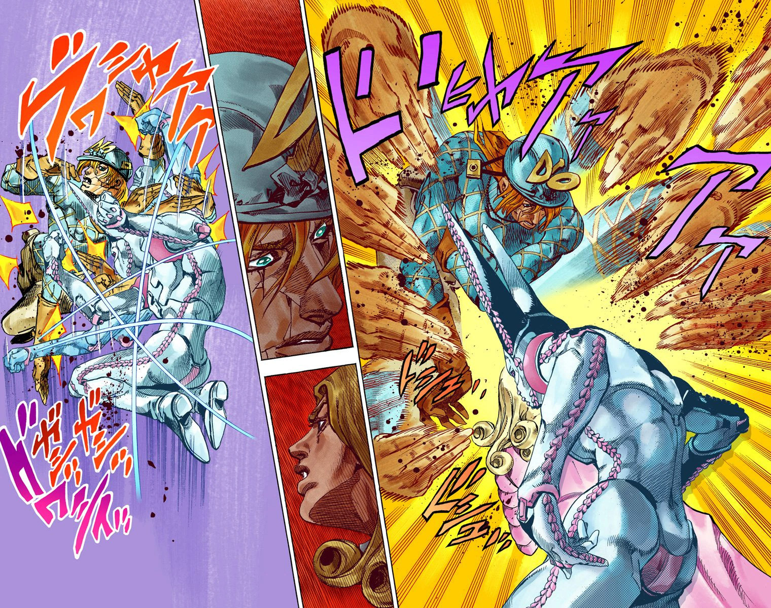 Read JoJo_s Bizarre Adventure Part 7 Steel Ball Run Official Colored FR Manga Online