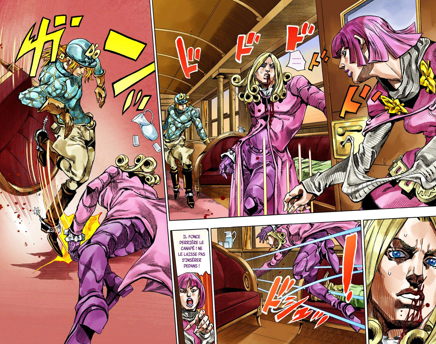 Read JoJo_s Bizarre Adventure Part 7 Steel Ball Run Official Colored FR Manga Online