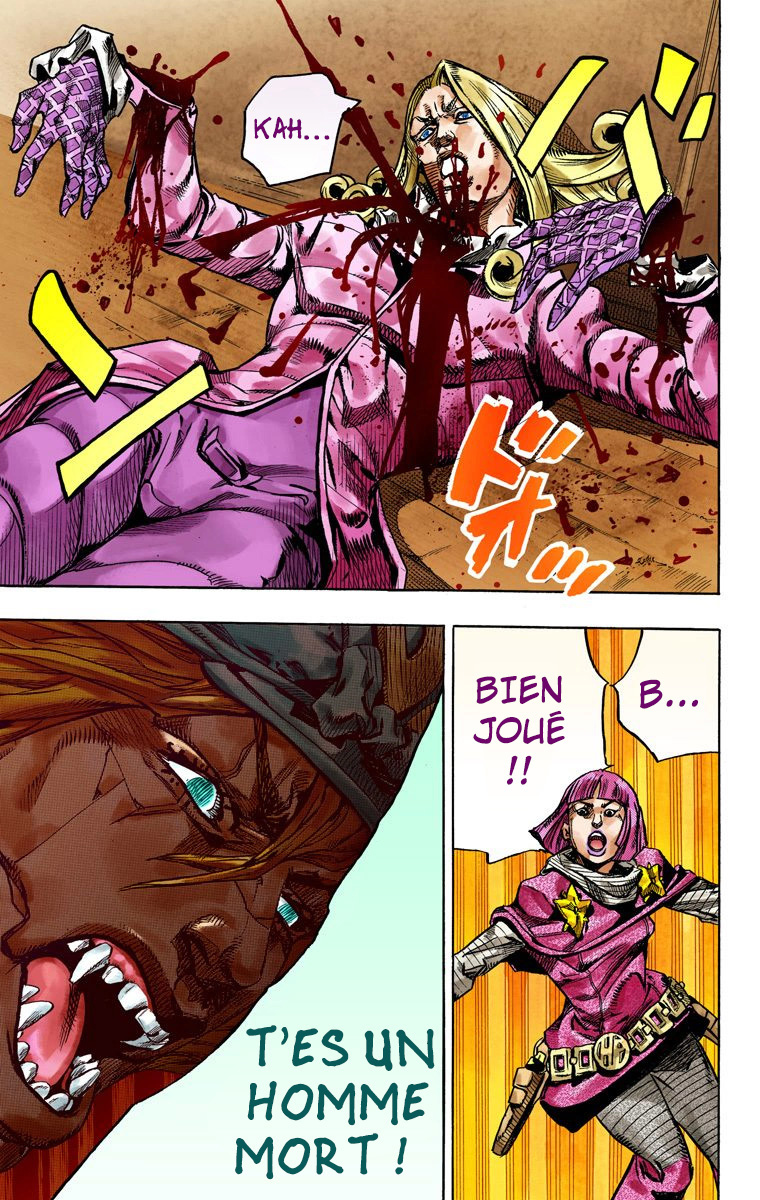 Read JoJo_s Bizarre Adventure Part 7 Steel Ball Run Official Colored FR Manga Online
