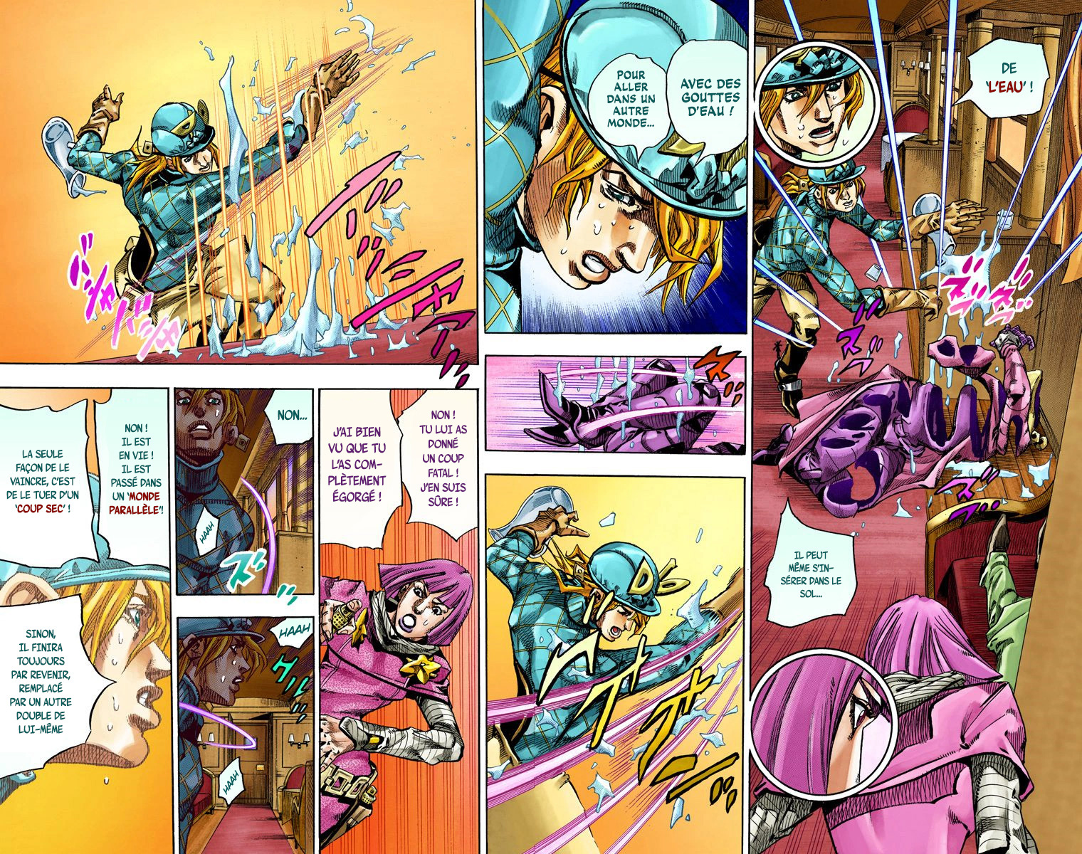 Read JoJo_s Bizarre Adventure Part 7 Steel Ball Run Official Colored FR Manga Online