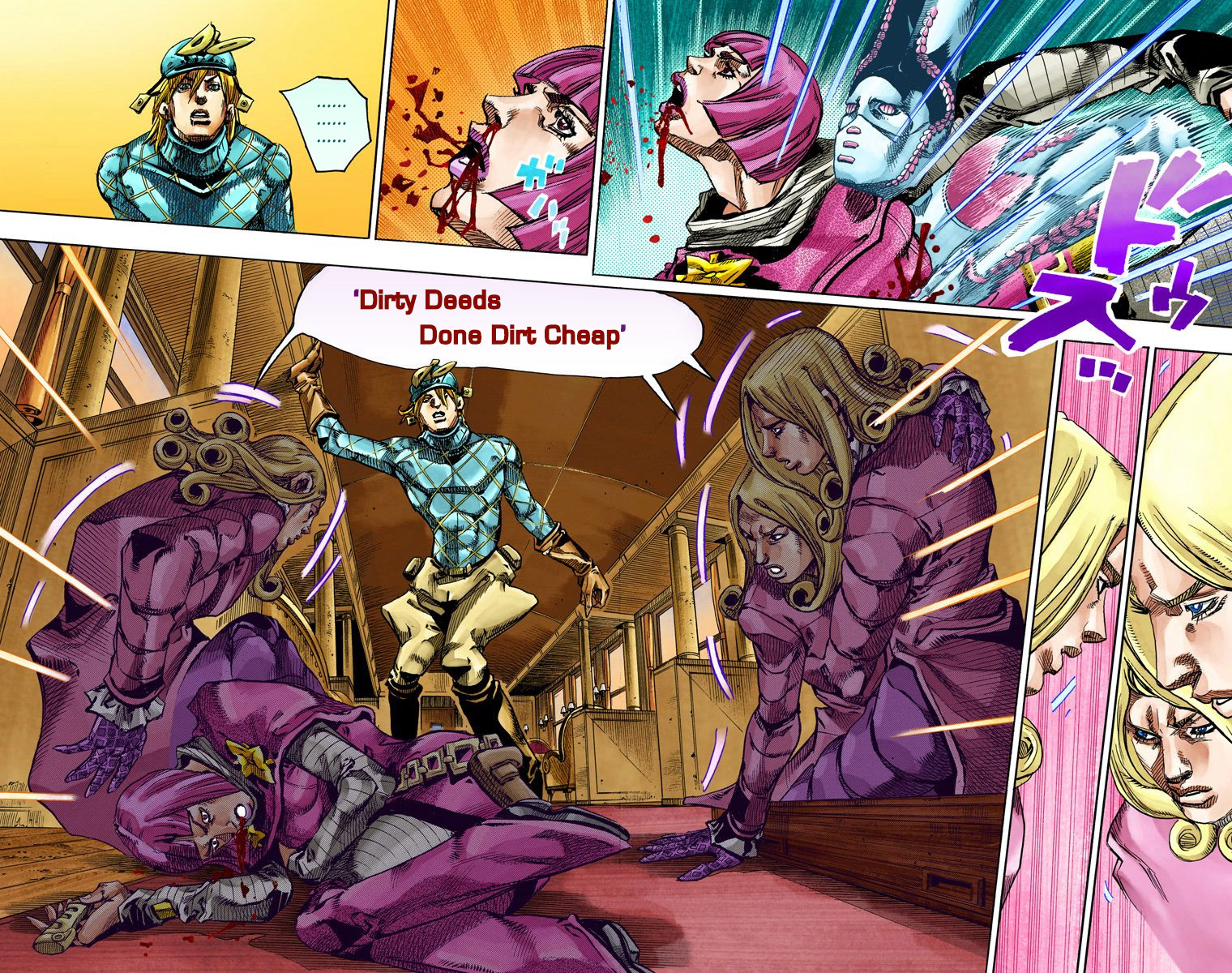 Read JoJo_s Bizarre Adventure Part 7 Steel Ball Run Official Colored FR Manga Online