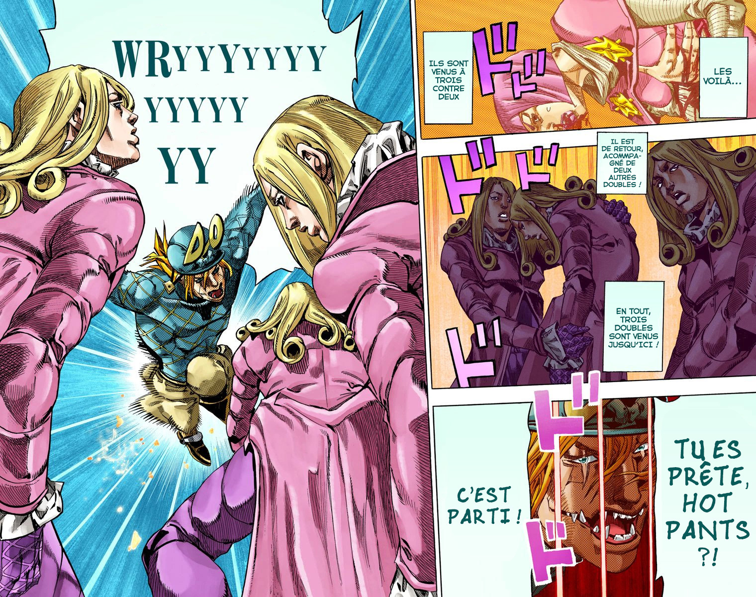 Read JoJo_s Bizarre Adventure Part 7 Steel Ball Run Official Colored FR Manga Online