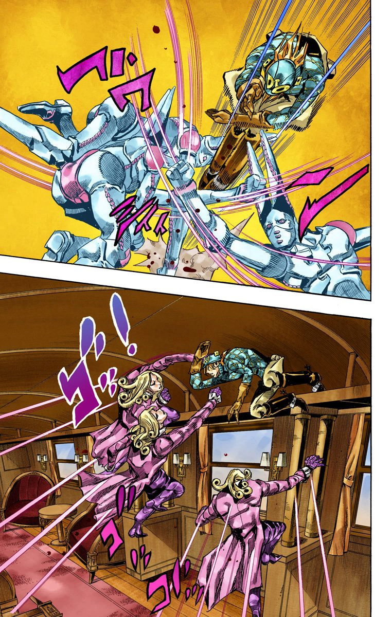 Read JoJo_s Bizarre Adventure Part 7 Steel Ball Run Official Colored FR Manga Online
