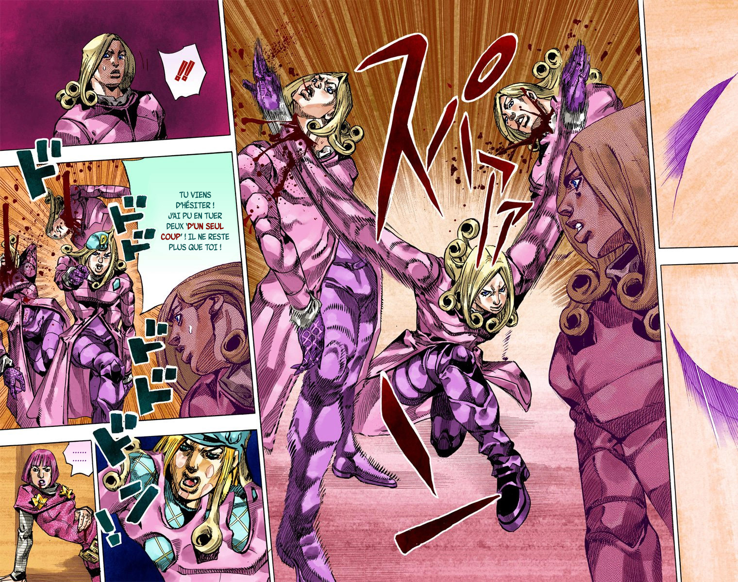 Read JoJo_s Bizarre Adventure Part 7 Steel Ball Run Official Colored FR Manga Online