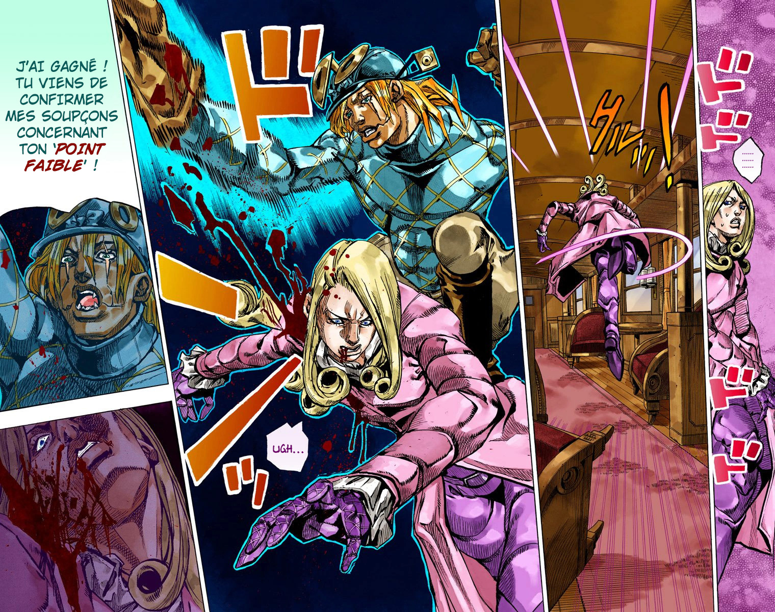 Read JoJo_s Bizarre Adventure Part 7 Steel Ball Run Official Colored FR Manga Online