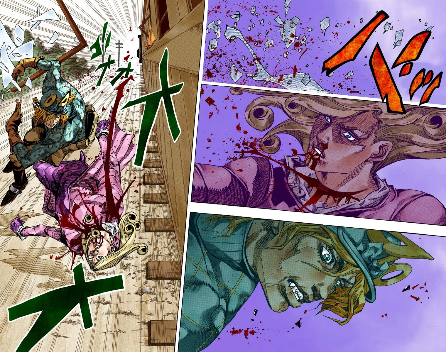 Read JoJo_s Bizarre Adventure Part 7 Steel Ball Run Official Colored FR Manga Online