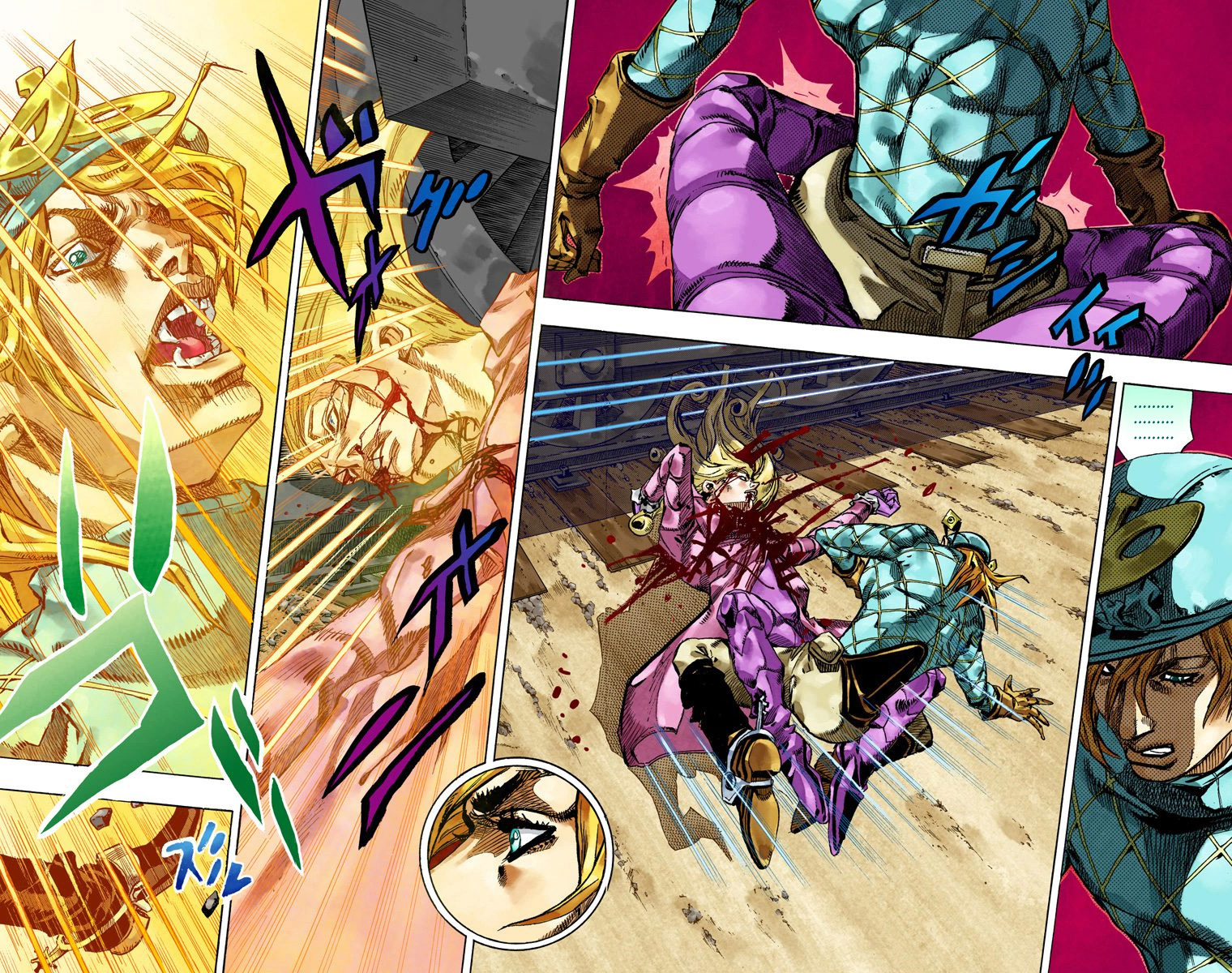 Read JoJo_s Bizarre Adventure Part 7 Steel Ball Run Official Colored FR Manga Online