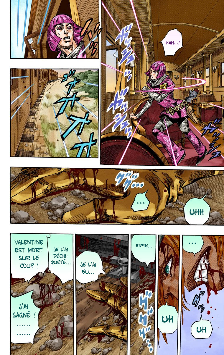 Read JoJo_s Bizarre Adventure Part 7 Steel Ball Run Official Colored FR Manga Online