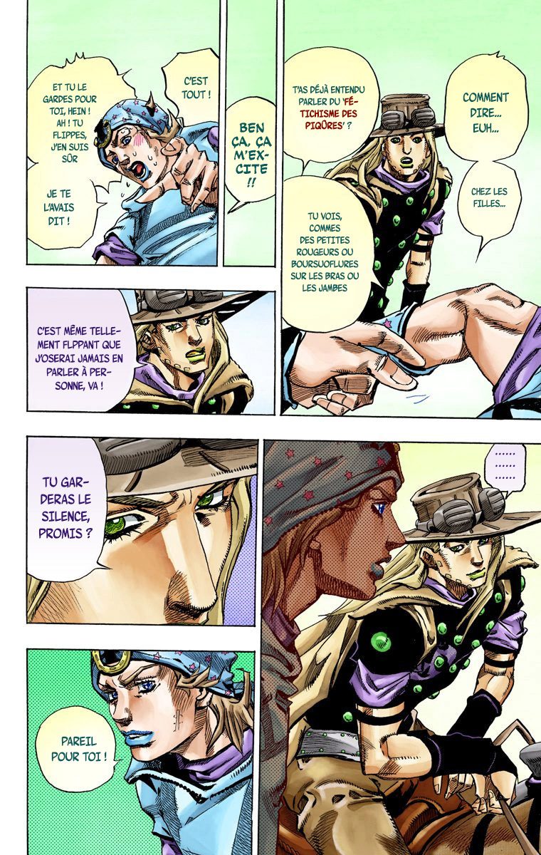 Read JoJo_s Bizarre Adventure Part 7 Steel Ball Run Official Colored FR Manga Online