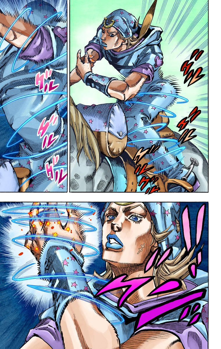 Read JoJo_s Bizarre Adventure Part 7 Steel Ball Run Official Colored FR Manga Online
