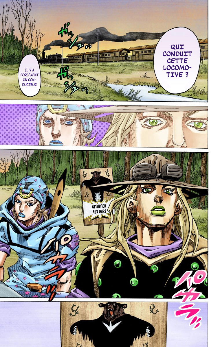 Read JoJo_s Bizarre Adventure Part 7 Steel Ball Run Official Colored FR Manga Online