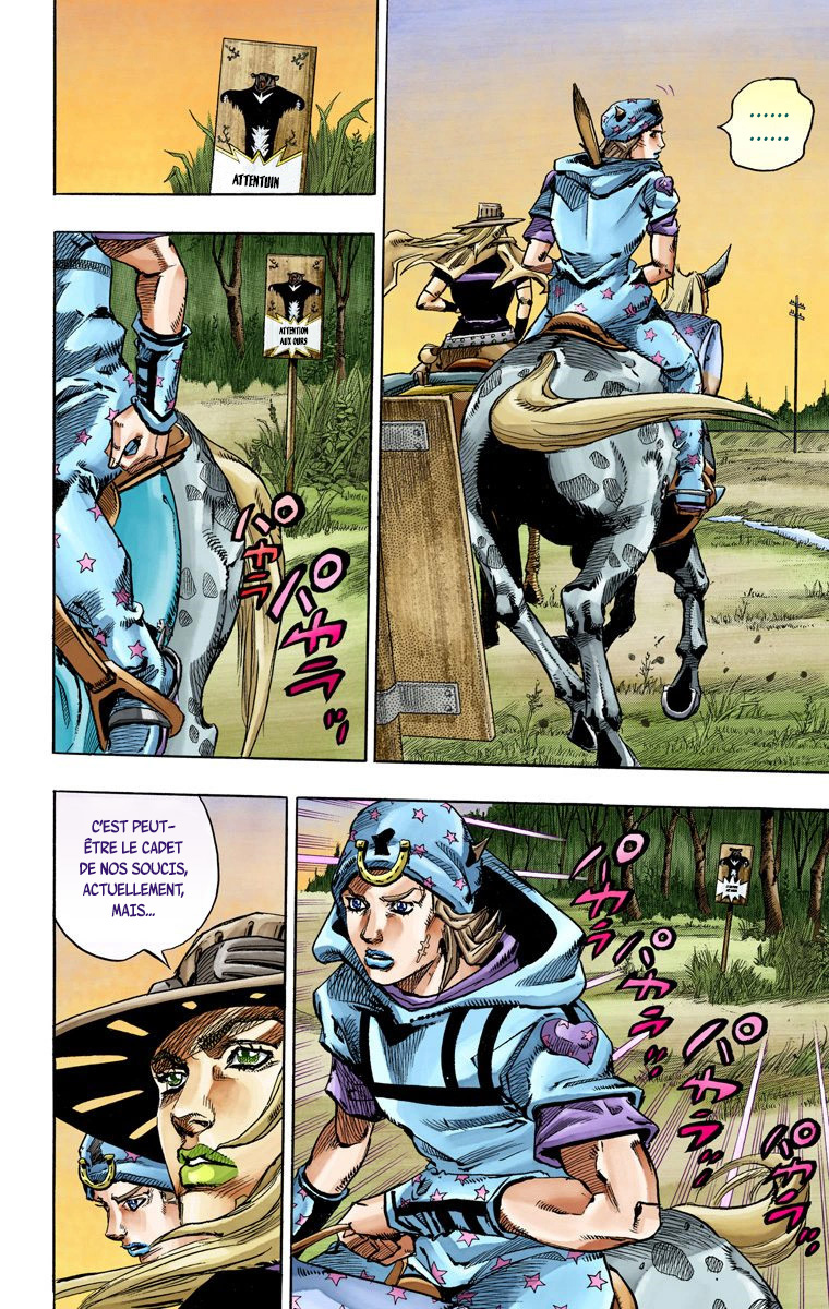 Read JoJo_s Bizarre Adventure Part 7 Steel Ball Run Official Colored FR Manga Online