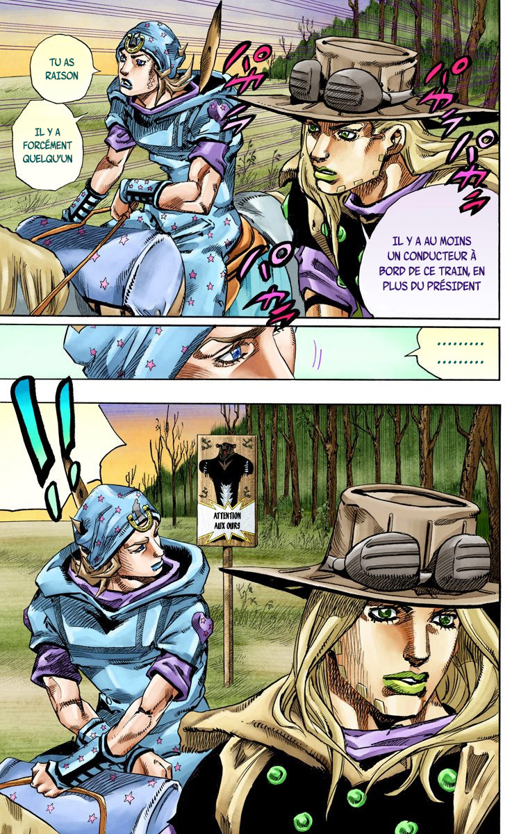 Read JoJo_s Bizarre Adventure Part 7 Steel Ball Run Official Colored FR Manga Online