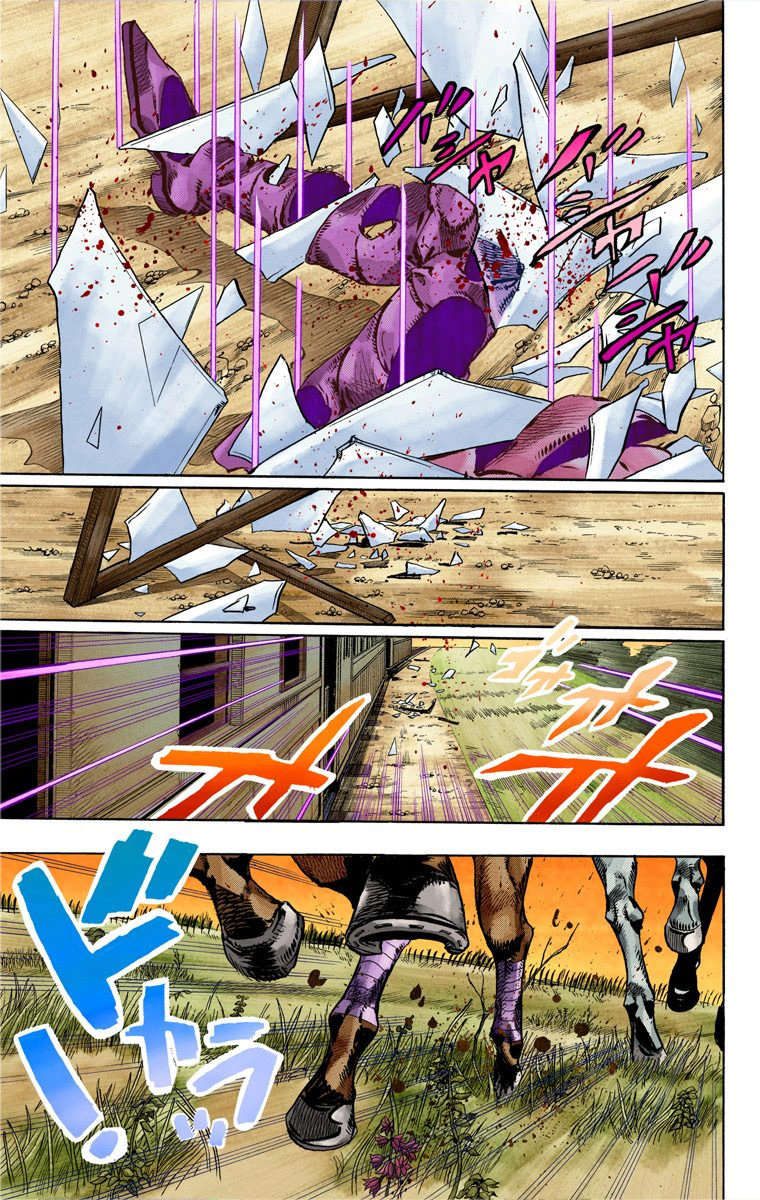 Read JoJo_s Bizarre Adventure Part 7 Steel Ball Run Official Colored FR Manga Online