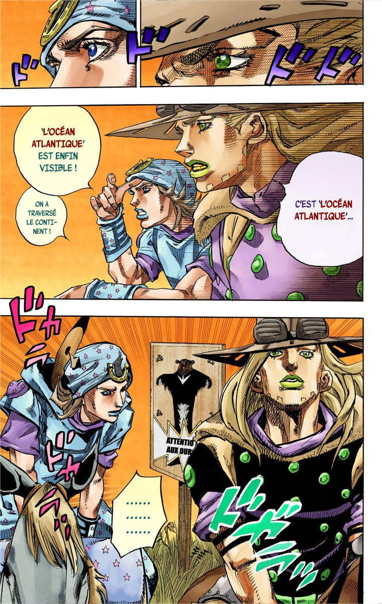Read JoJo_s Bizarre Adventure Part 7 Steel Ball Run Official Colored FR Manga Online