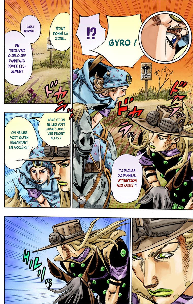 Read JoJo_s Bizarre Adventure Part 7 Steel Ball Run Official Colored FR Manga Online