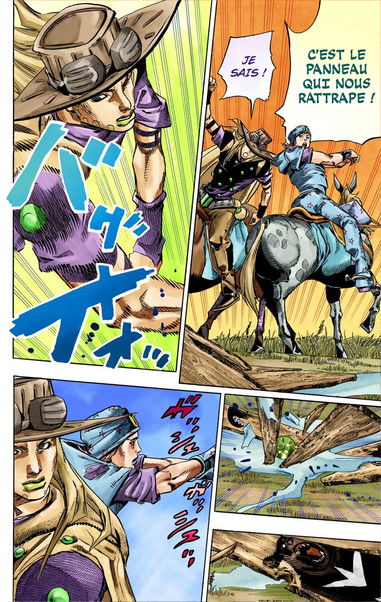 Read JoJo_s Bizarre Adventure Part 7 Steel Ball Run Official Colored FR Manga Online