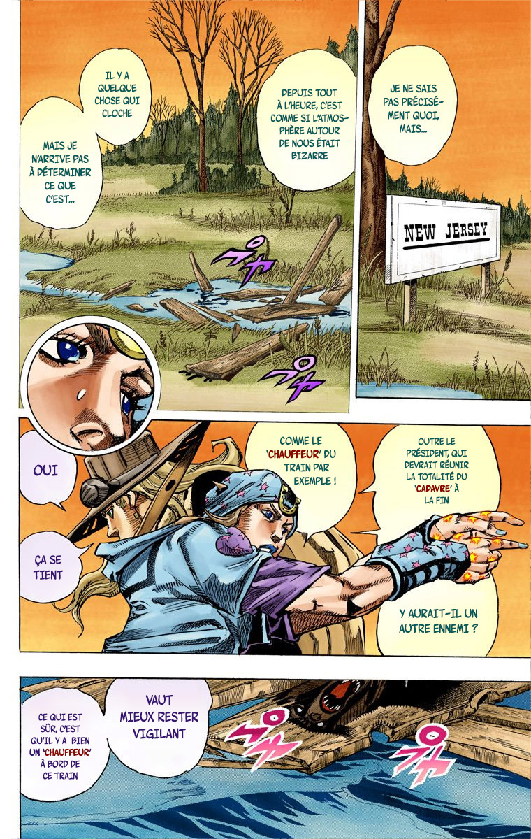 Read JoJo_s Bizarre Adventure Part 7 Steel Ball Run Official Colored FR Manga Online
