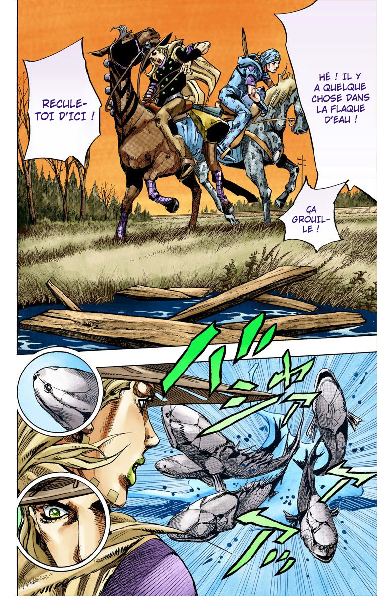 Read JoJo_s Bizarre Adventure Part 7 Steel Ball Run Official Colored FR Manga Online