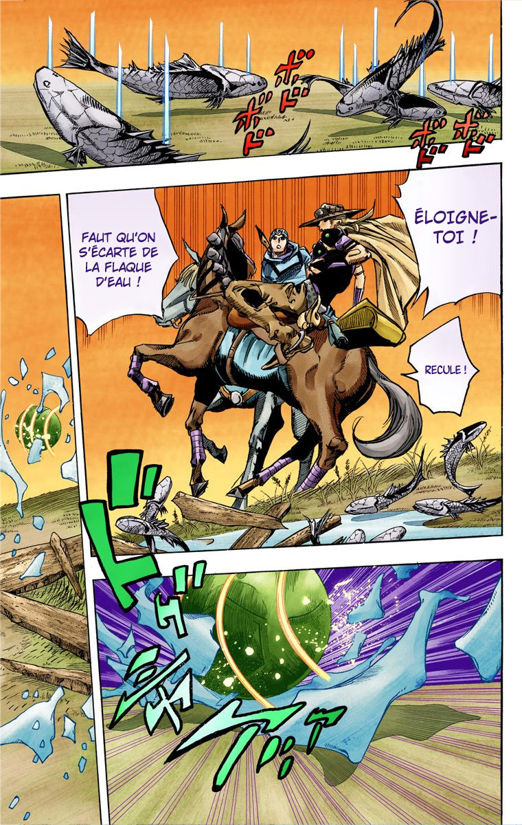 Read JoJo_s Bizarre Adventure Part 7 Steel Ball Run Official Colored FR Manga Online