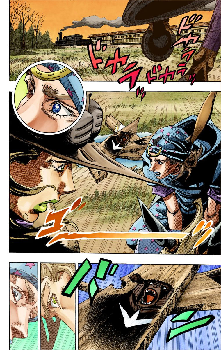 Read JoJo_s Bizarre Adventure Part 7 Steel Ball Run Official Colored FR Manga Online