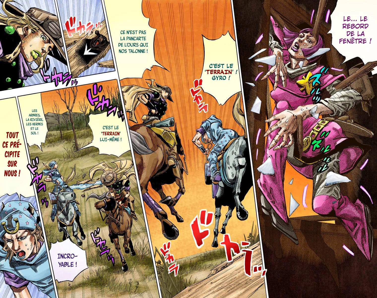 Read JoJo_s Bizarre Adventure Part 7 Steel Ball Run Official Colored FR Manga Online