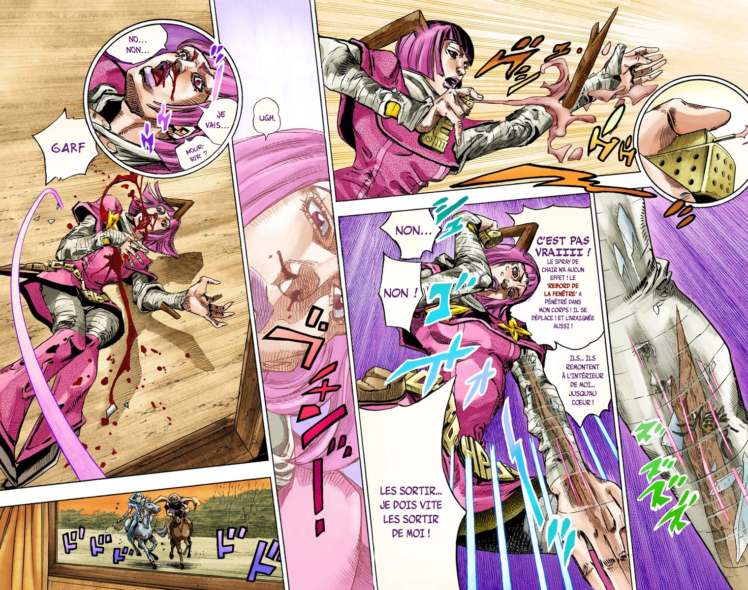 Read JoJo_s Bizarre Adventure Part 7 Steel Ball Run Official Colored FR Manga Online