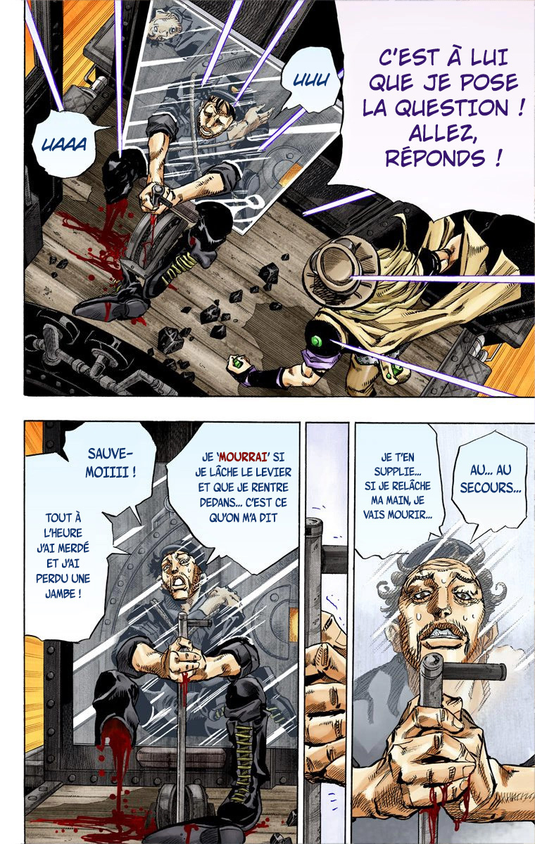 Read JoJo_s Bizarre Adventure Part 7 Steel Ball Run Official Colored FR Manga Online
