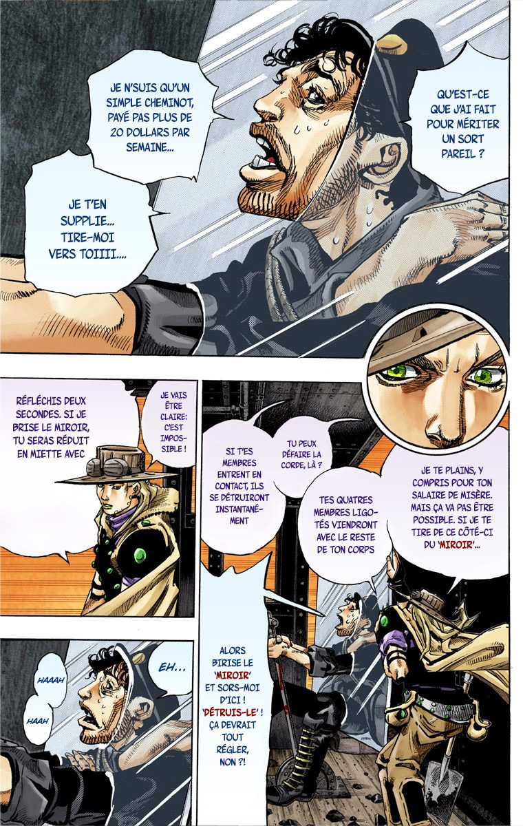 Read JoJo_s Bizarre Adventure Part 7 Steel Ball Run Official Colored FR Manga Online
