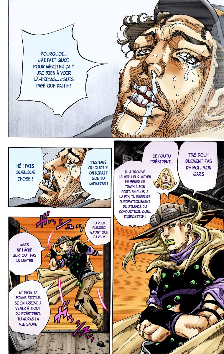 Read JoJo_s Bizarre Adventure Part 7 Steel Ball Run Official Colored FR Manga Online