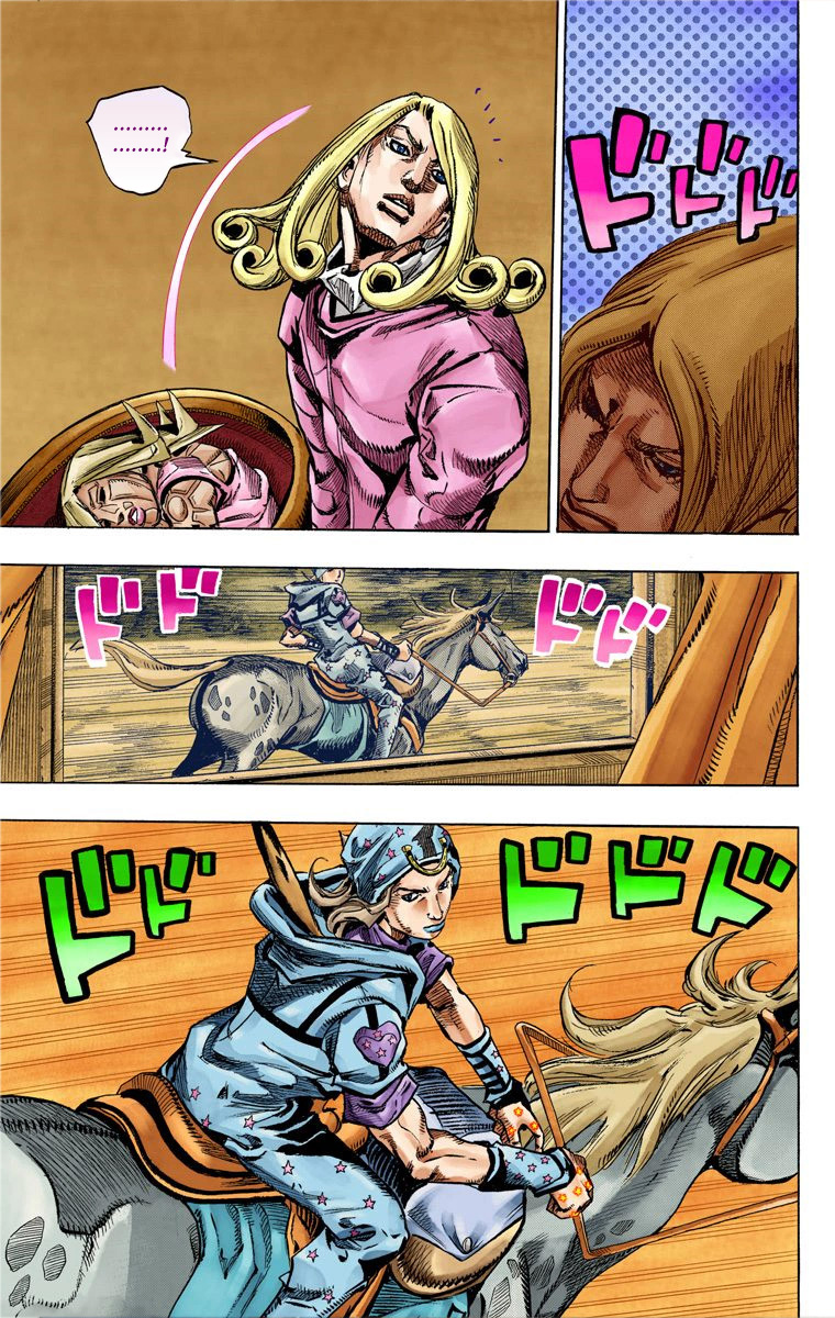 Read JoJo_s Bizarre Adventure Part 7 Steel Ball Run Official Colored FR Manga Online