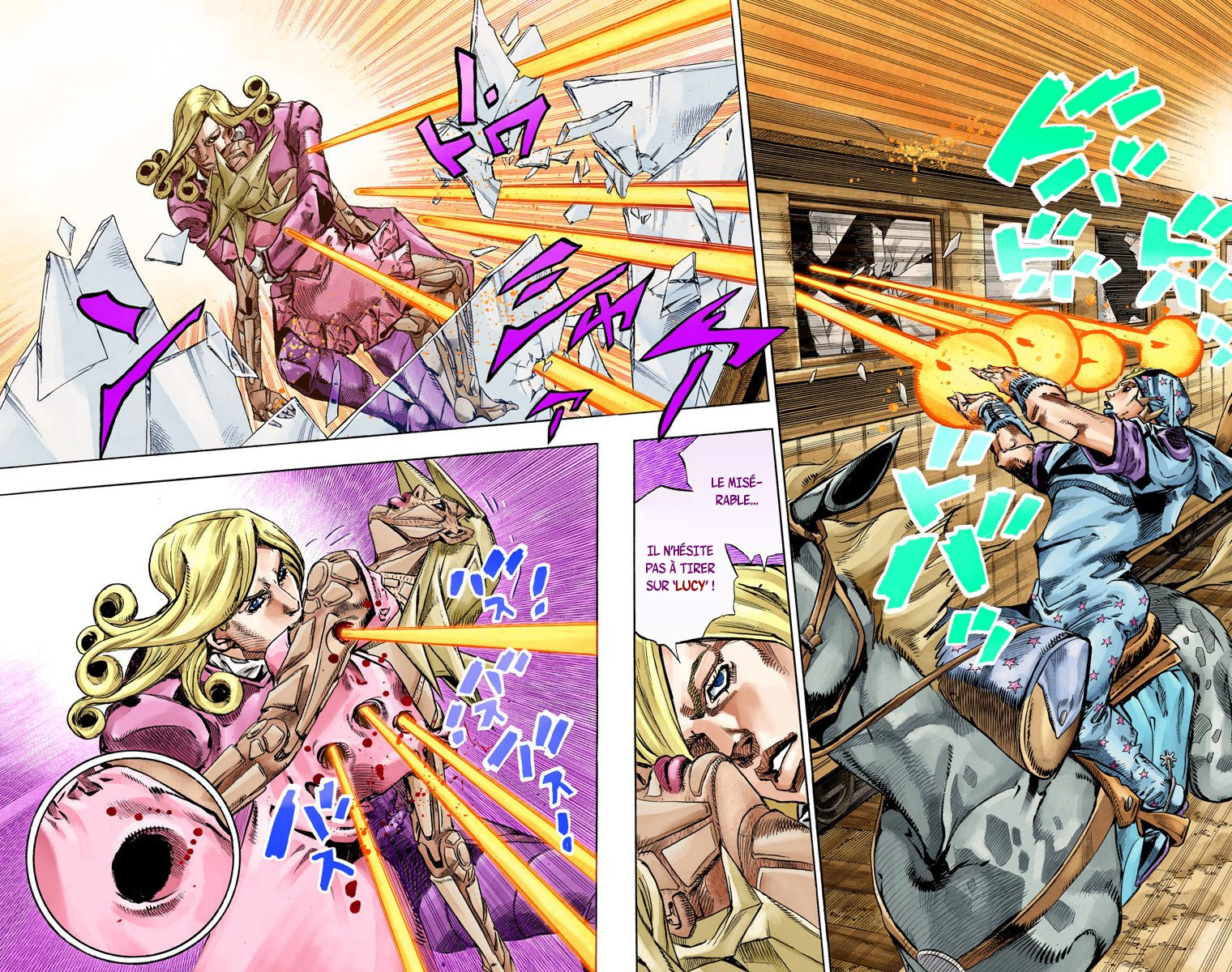 Read JoJo_s Bizarre Adventure Part 7 Steel Ball Run Official Colored FR Manga Online