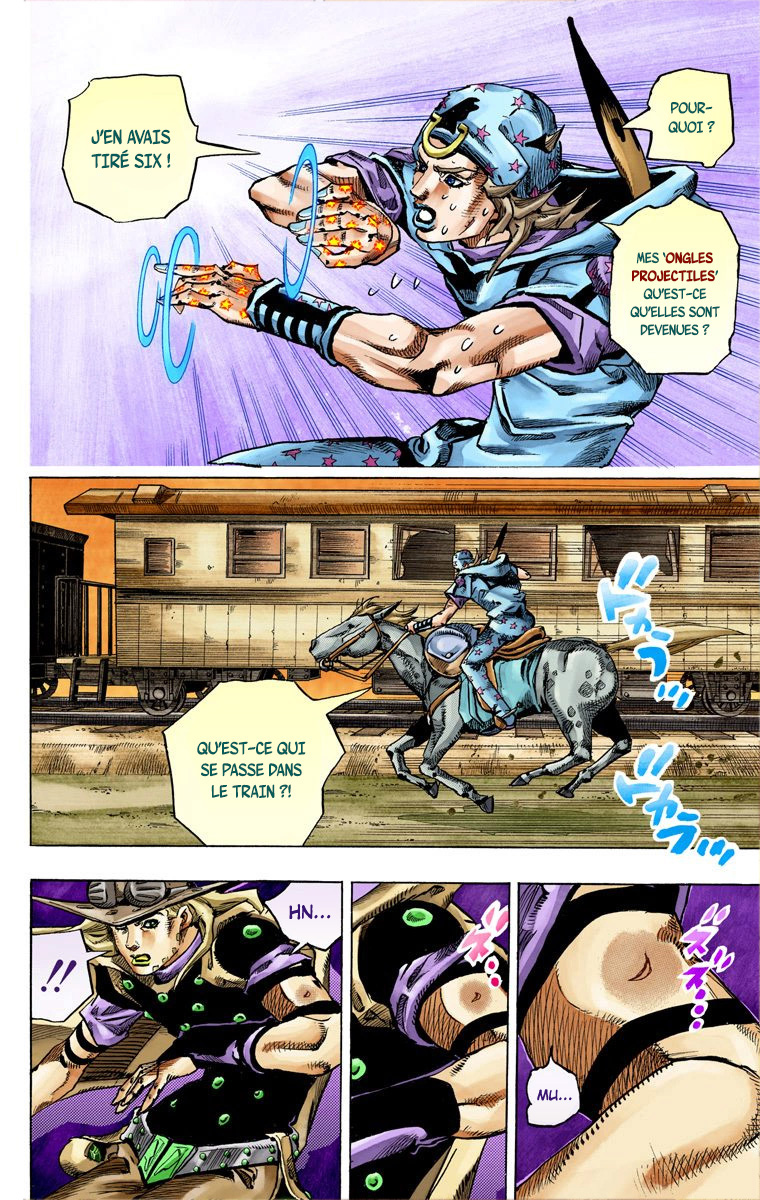 Read JoJo_s Bizarre Adventure Part 7 Steel Ball Run Official Colored FR Manga Online