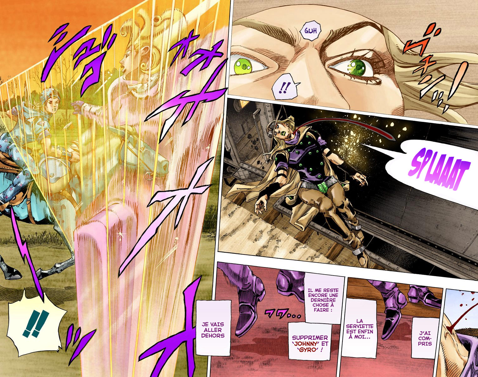 Read JoJo_s Bizarre Adventure Part 7 Steel Ball Run Official Colored FR Manga Online