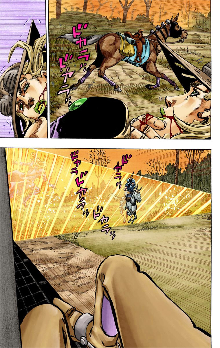 Read JoJo_s Bizarre Adventure Part 7 Steel Ball Run Official Colored FR Manga Online