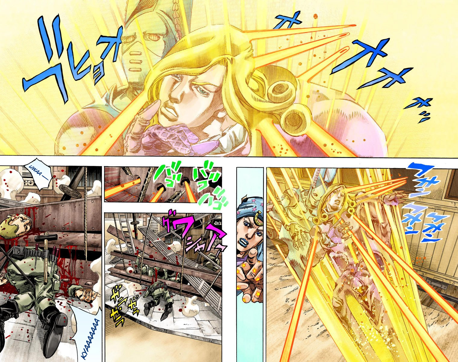 Read JoJo_s Bizarre Adventure Part 7 Steel Ball Run Official Colored FR Manga Online