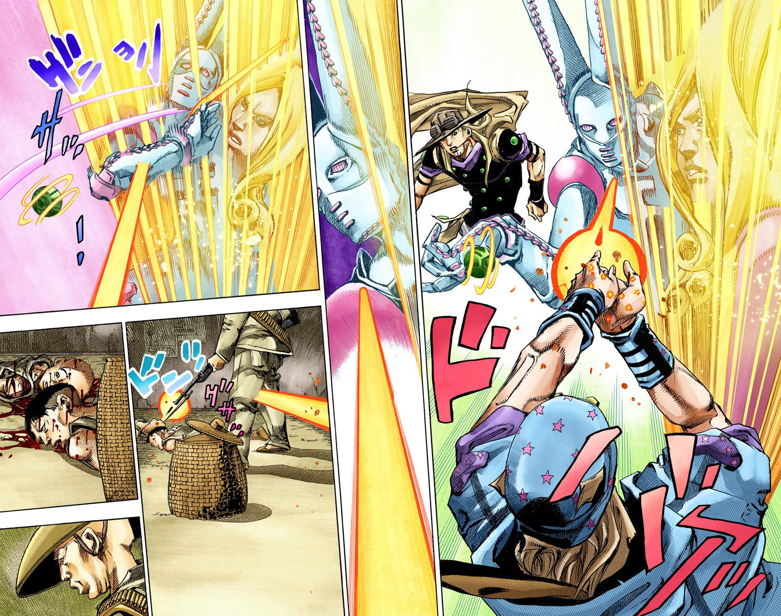 Read JoJo_s Bizarre Adventure Part 7 Steel Ball Run Official Colored FR Manga Online