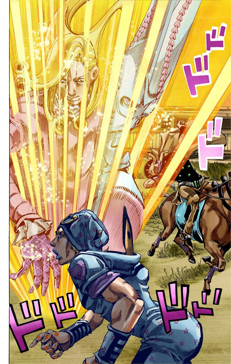 Read JoJo_s Bizarre Adventure Part 7 Steel Ball Run Official Colored FR Manga Online