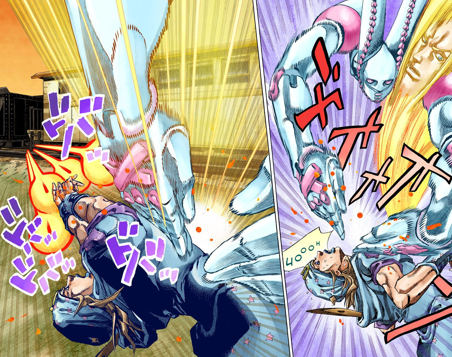 Read JoJo_s Bizarre Adventure Part 7 Steel Ball Run Official Colored FR Manga Online