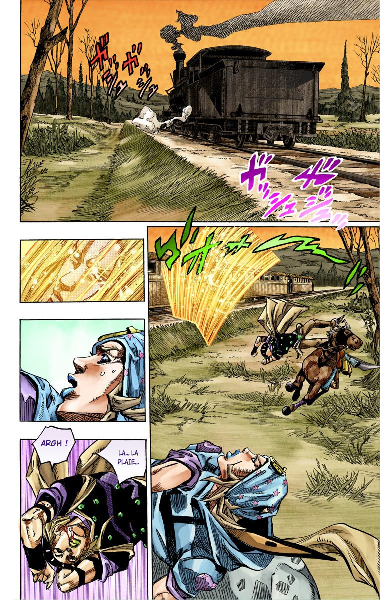 Read JoJo_s Bizarre Adventure Part 7 Steel Ball Run Official Colored FR Manga Online