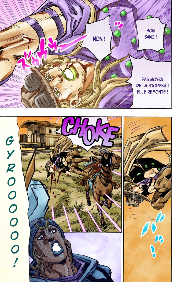 Read JoJo_s Bizarre Adventure Part 7 Steel Ball Run Official Colored FR Manga Online