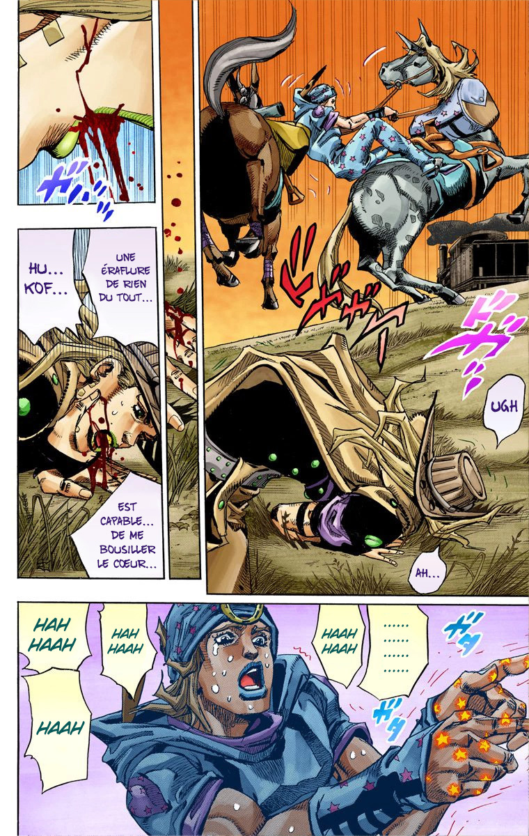 Read JoJo_s Bizarre Adventure Part 7 Steel Ball Run Official Colored FR Manga Online