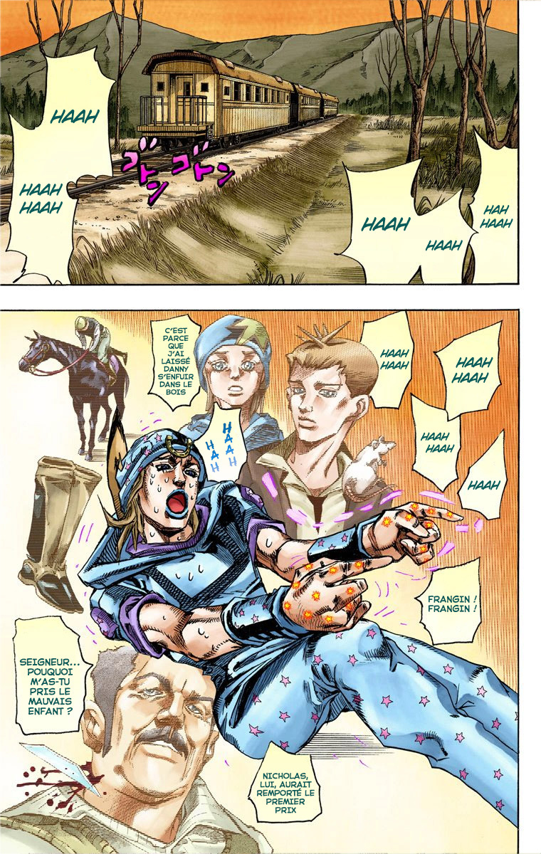 Read JoJo_s Bizarre Adventure Part 7 Steel Ball Run Official Colored FR Manga Online