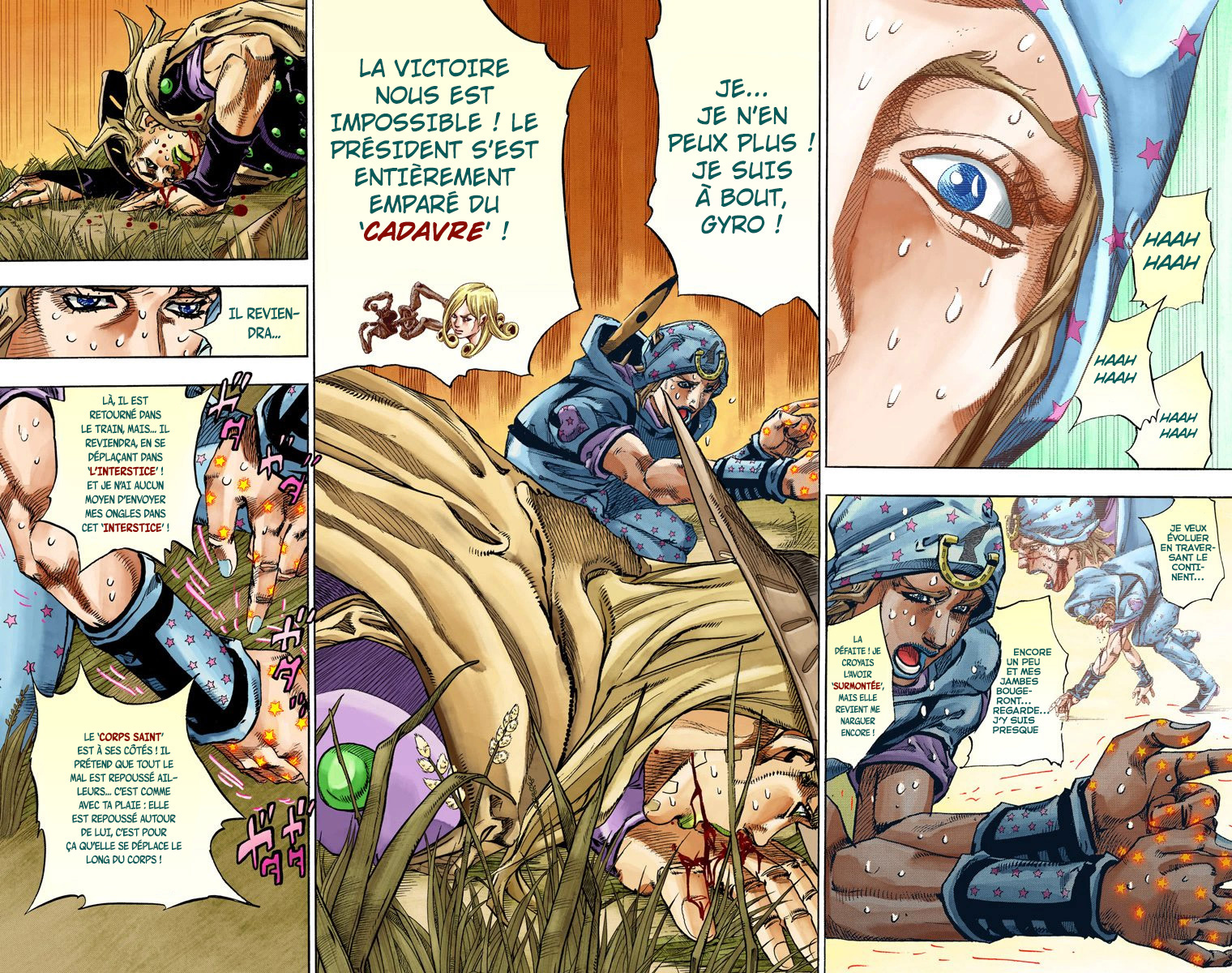 Read JoJo_s Bizarre Adventure Part 7 Steel Ball Run Official Colored FR Manga Online