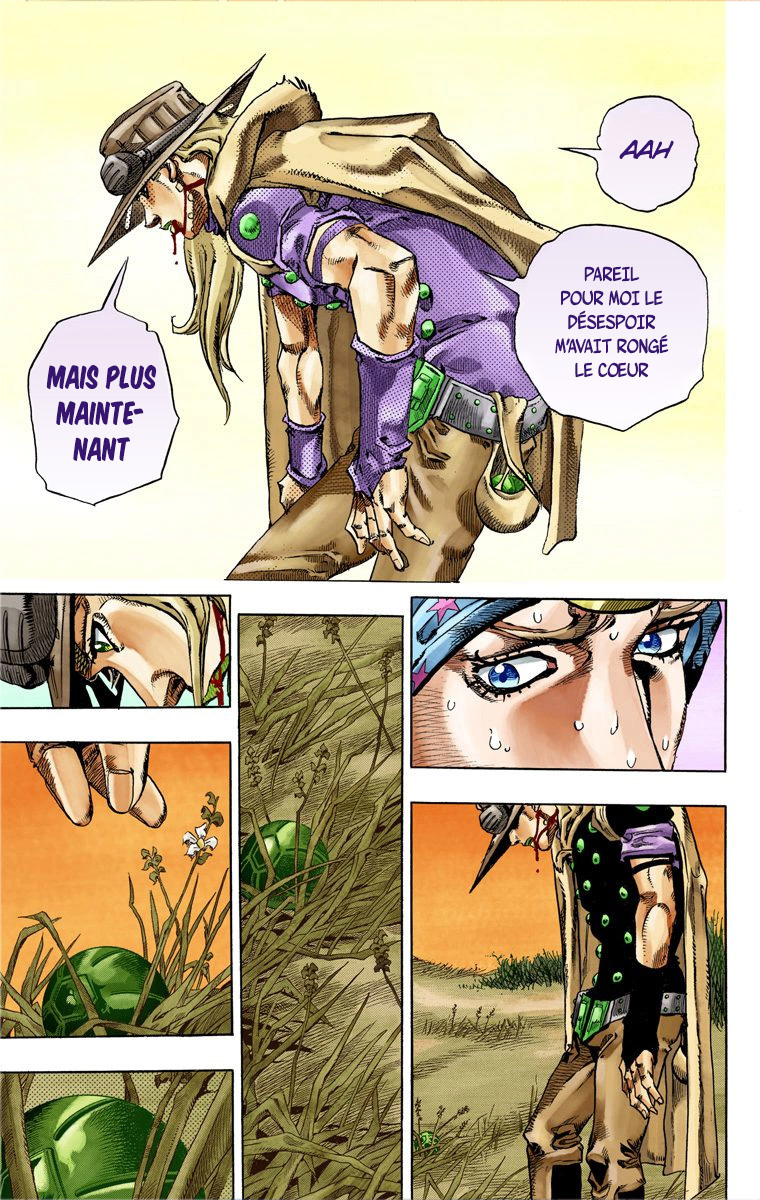 Read JoJo_s Bizarre Adventure Part 7 Steel Ball Run Official Colored FR Manga Online