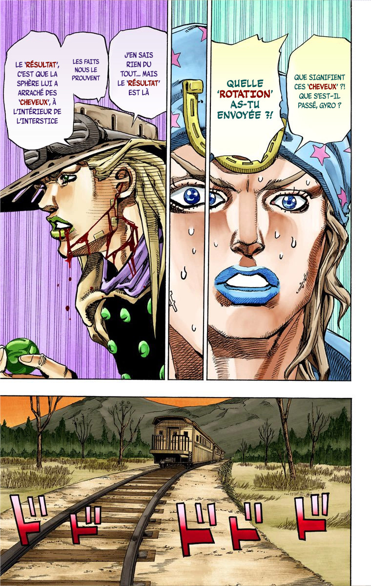 Read JoJo_s Bizarre Adventure Part 7 Steel Ball Run Official Colored FR Manga Online
