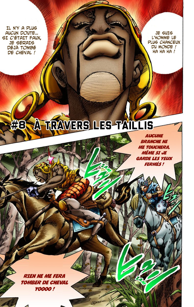 Read JoJo_s Bizarre Adventure Part 7 Steel Ball Run Official Colored FR Manga Online