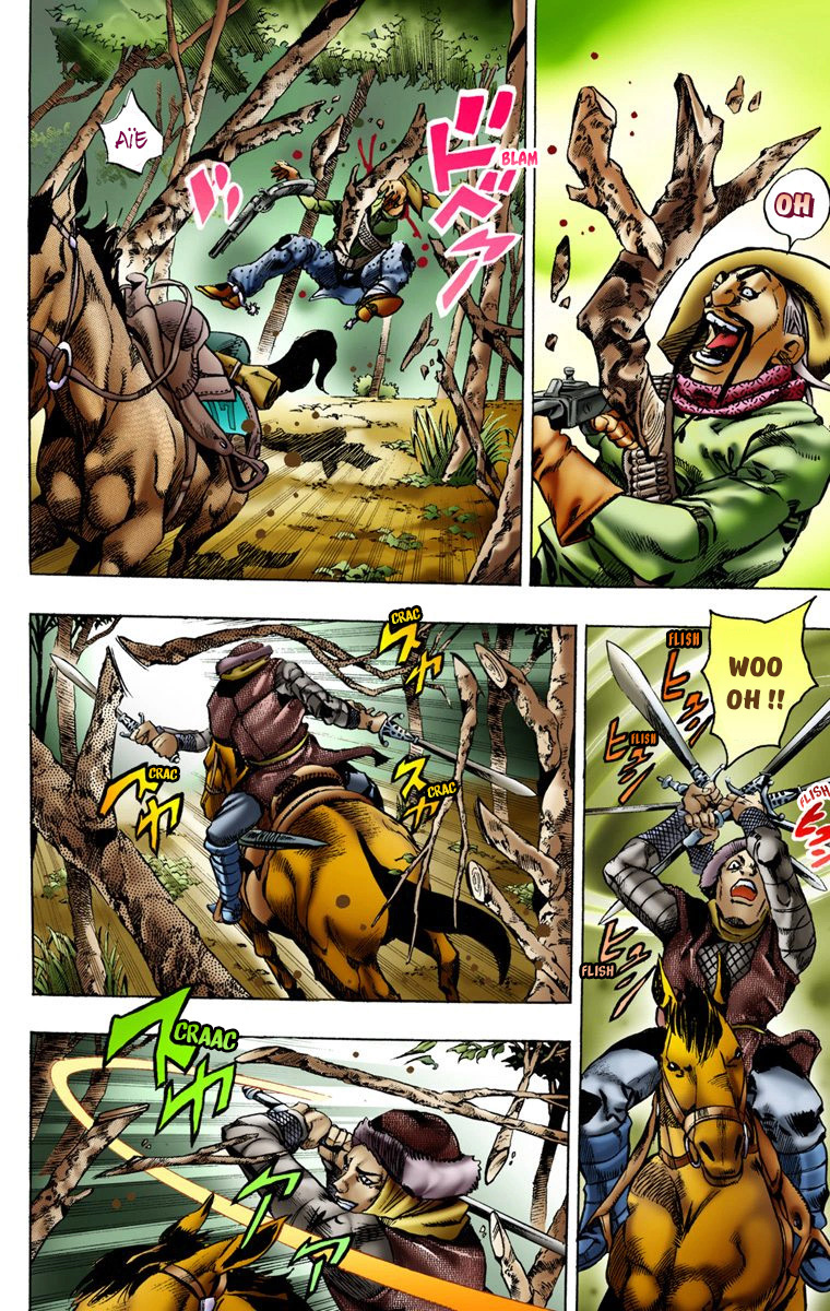Read JoJo_s Bizarre Adventure Part 7 Steel Ball Run Official Colored FR Manga Online