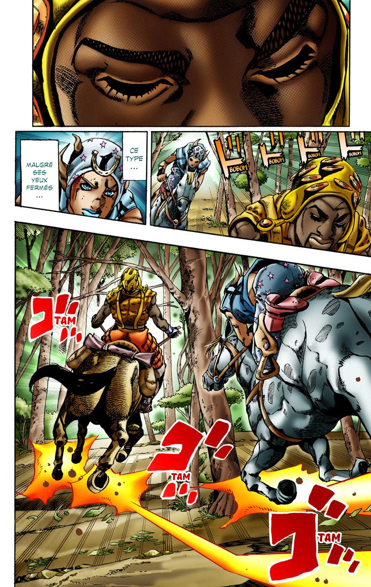 Read JoJo_s Bizarre Adventure Part 7 Steel Ball Run Official Colored FR Manga Online