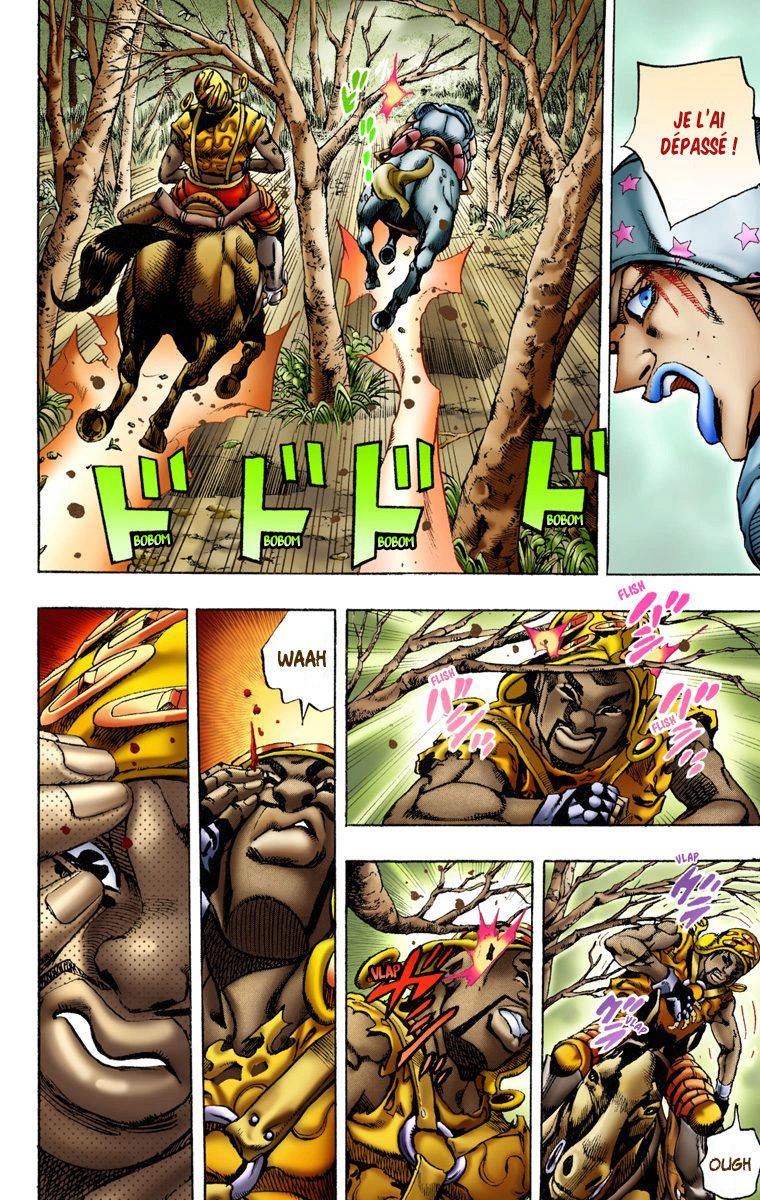 Read JoJo_s Bizarre Adventure Part 7 Steel Ball Run Official Colored FR Manga Online